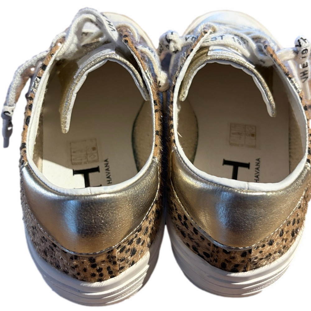 Vintage Havana Wild Leopard Strut Sneakers | EUC | Sz 6.5 - Picture 5 of 7